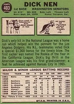 Back of Dick Nen