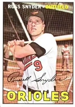 1967 Topps #405 Russ Snyder
