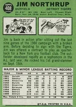 Back of Jim Northrup