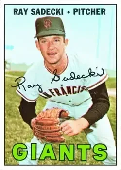 1967 Topps #409 Ray Sadecki