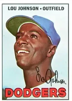 1967 Topps #410 Lou Johnson