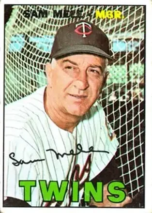 1967 Topps #418 Sam Mele