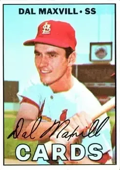 1967 Topps #421 Dal Maxvill
