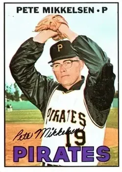 1967 Topps #425 Pete Mikkelsen