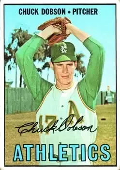 1967 Topps #438 Chuck Dobson
