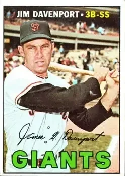 1967 Topps #441 Jim Davenport