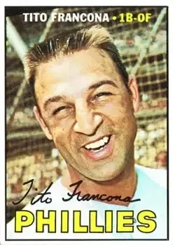 1967 Topps #443 Tito Francona