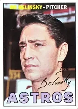 1967 Topps #447b Bo Belinsky