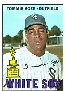 1967 Topps #455 Tommie Agee