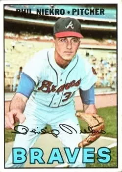 1967 Topps #456 Phil Niekro