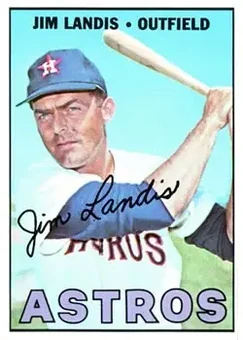 1967 Topps #483 - Jim Landis - Houston Astros 1967 Topps #483 - Jim Landis - Houston Astros