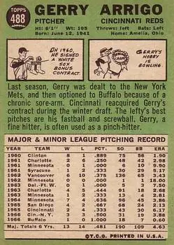 Back of Gerry Arrigo