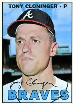 1967 Topps #490 Tony Cloninger