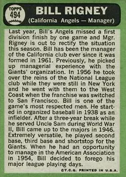 Back of Bill Rigney