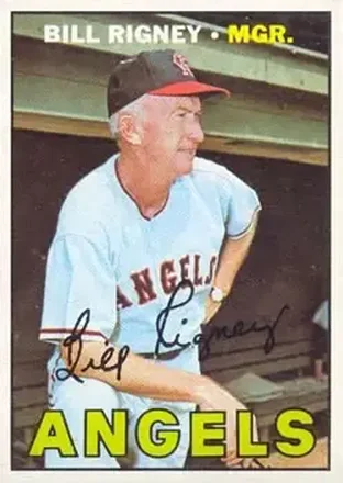 1967 Topps #494 Bill Rigney