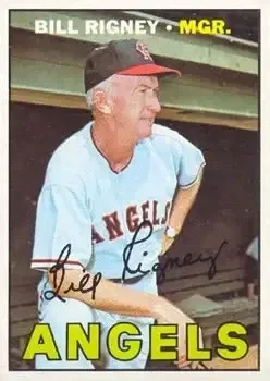 1967 Topps #494 Bill Rigney