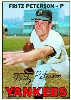 1967 Topps #495 Fritz Peterson
