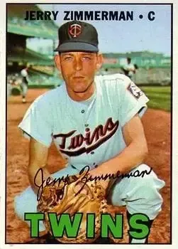 1967 Topps #501 Jerry Zimmerman