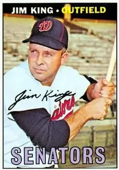 1967 Topps #509 - Jim King - Washington Senators