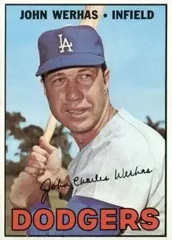 1967 Topps #514 John Werhas