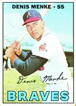 1967 Topps #518 - Denis Menke - Atlanta Braves