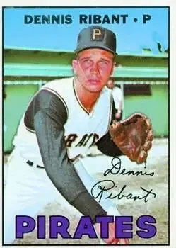 1967 Topps #527 Dennis Ribant