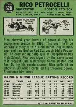 Back of Rico Petrocelli