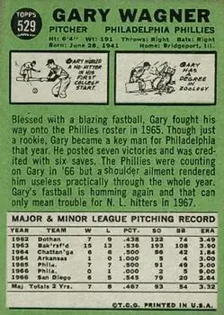 Back of Gary Wagner