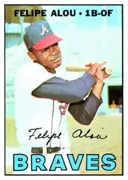 1967 Topps #530 Felipe Alou