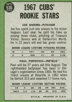Back of Card #536