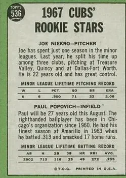 Back of Card #536