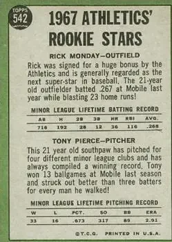 Back of Card #542