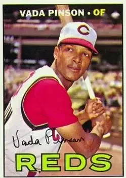 1967 Topps #550 Vada Pinson