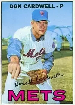 1967 Topps #555 Don Cardwell