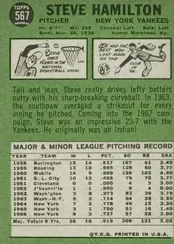 Back of Steve Hamilton