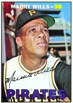 Front of Maury Wills