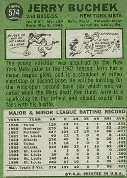 Back of Jerry Buchek
