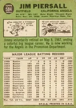 Back of Jim Piersall