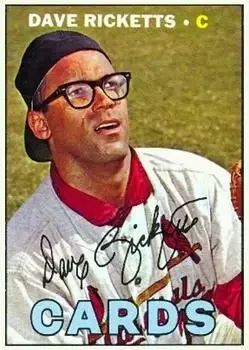 1967 Topps #589 Dave Ricketts
