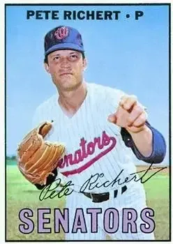 1967 Topps #590 Pete Richert