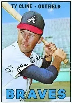1967 Topps #591 Ty Cline