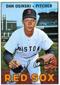 1967 Topps #594 - Dan Osinski - Boston Red Sox