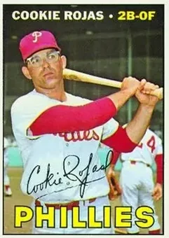 1967 Topps #595 - Cookie Rojas - Philadelphia Phillies