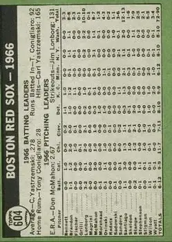 Back of Card #604