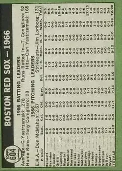 Back of Card #604