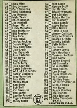 Back of Card #62