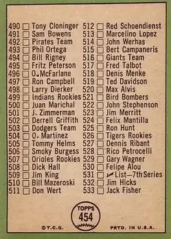 Back of Card #454