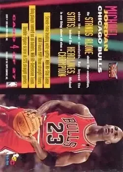 Back of Michael Jordan