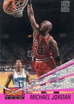 1993-94 Stadium Club #4 Beam Team Michael Jordan