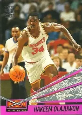 1993-94 Stadium Club #12 Beam Team Hakeem Olajuwon
